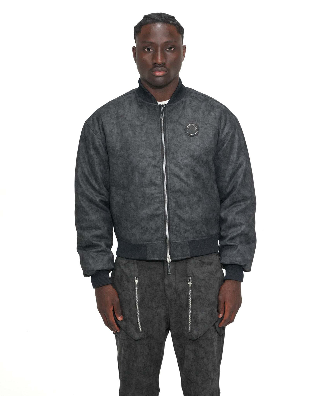 Flight jacket back detail
