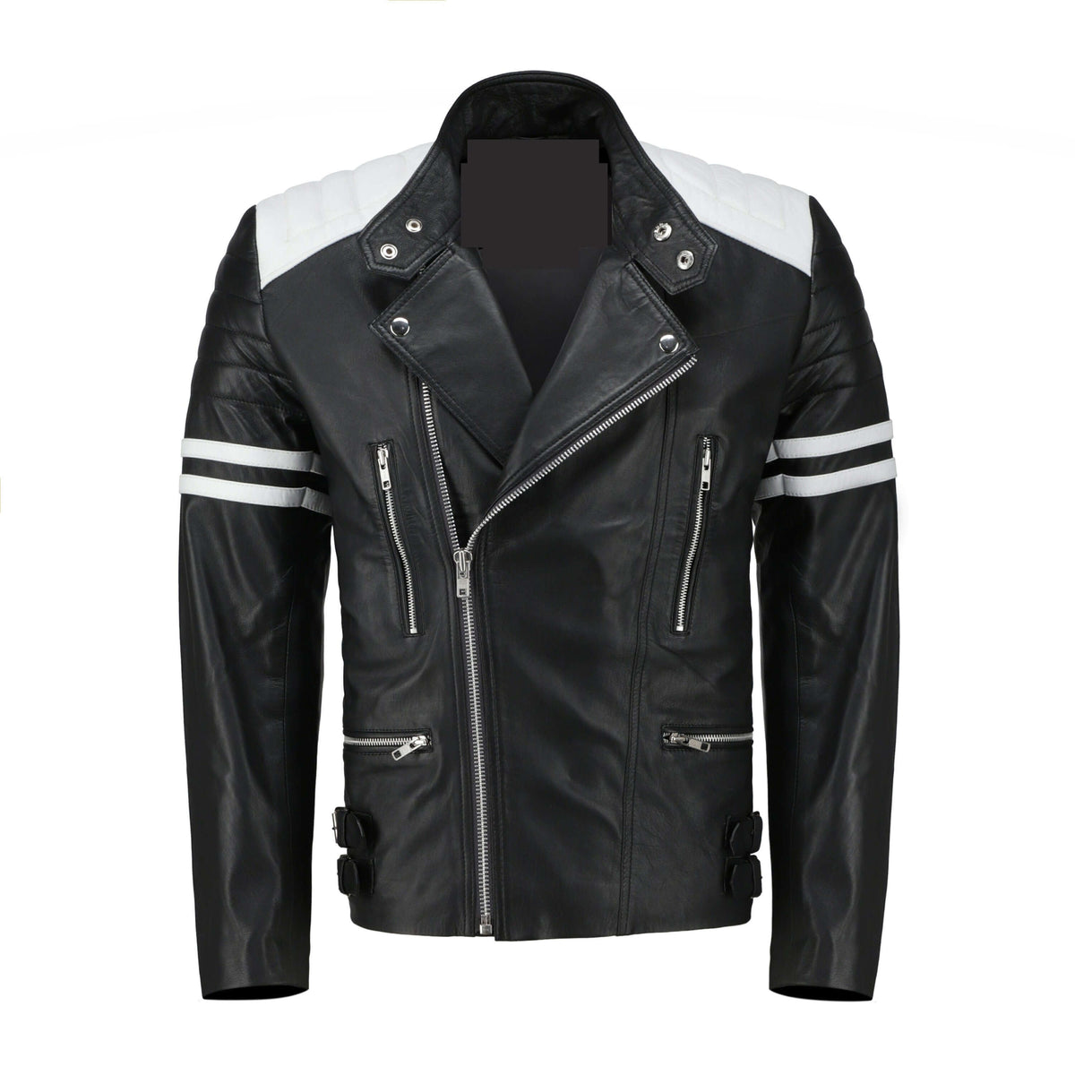The Weeknd XO Varsity Jacket black front detail