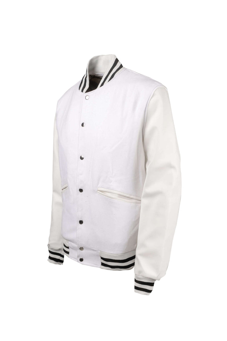 The Weeknd XO Varsity Jacket full front view