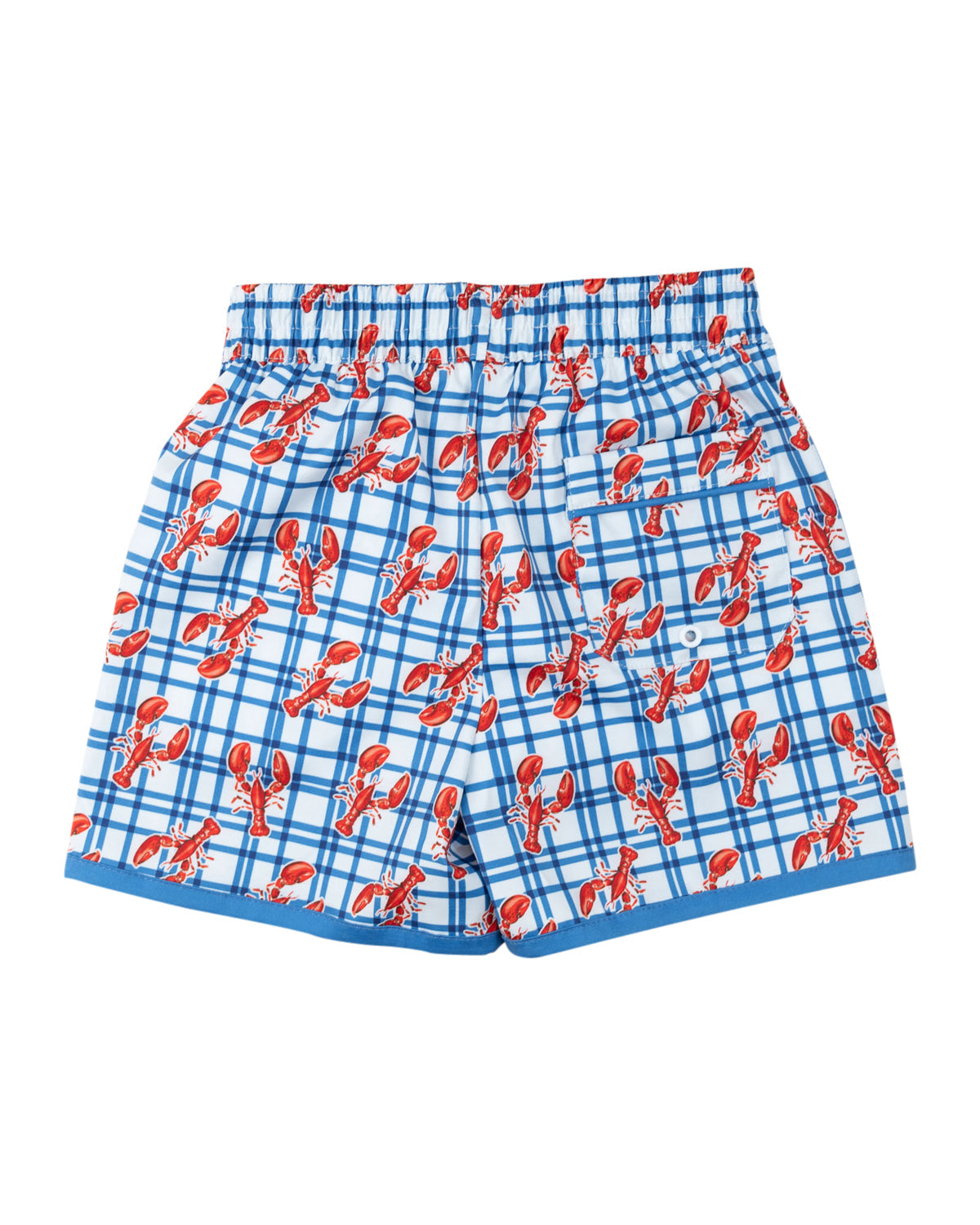 Red Lobster Swim Trunks front view
