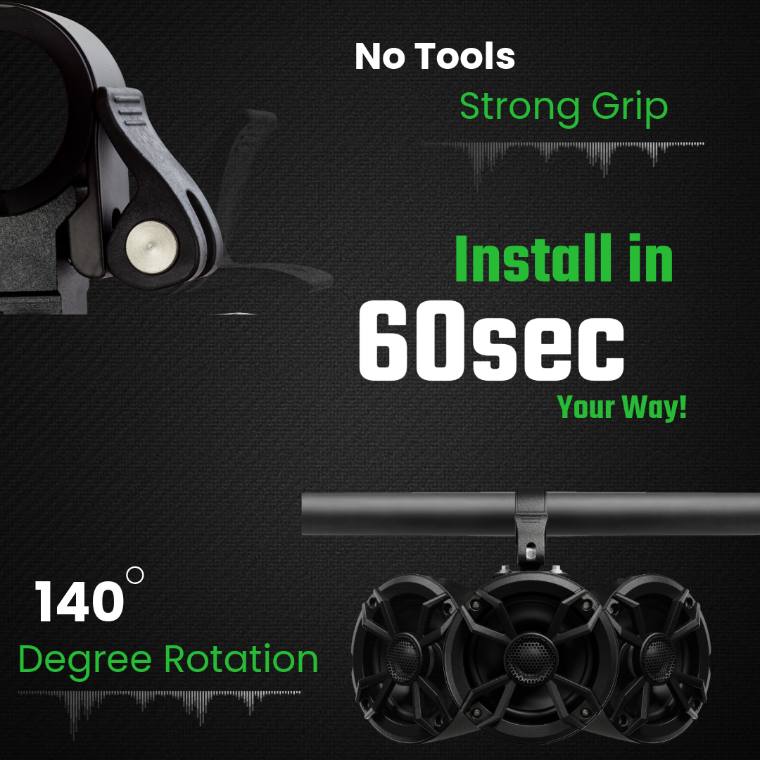 ATV and Golf Cart Mounts with LED driver option