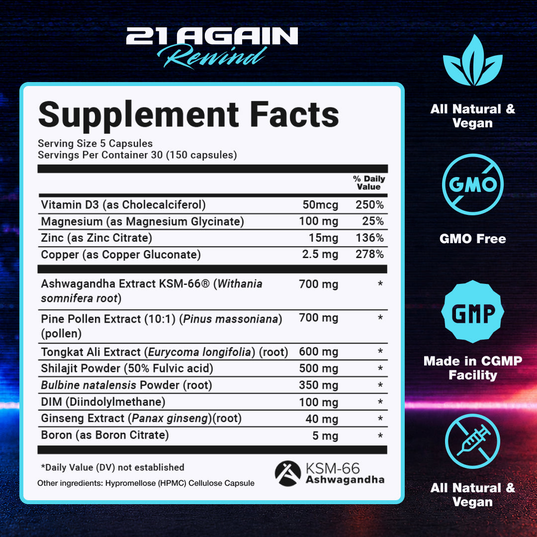 21 Again Rewind T-Booster 30 Starter Subscription