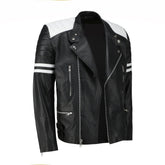 The Weeknd XO Varsity Jacket black side front view