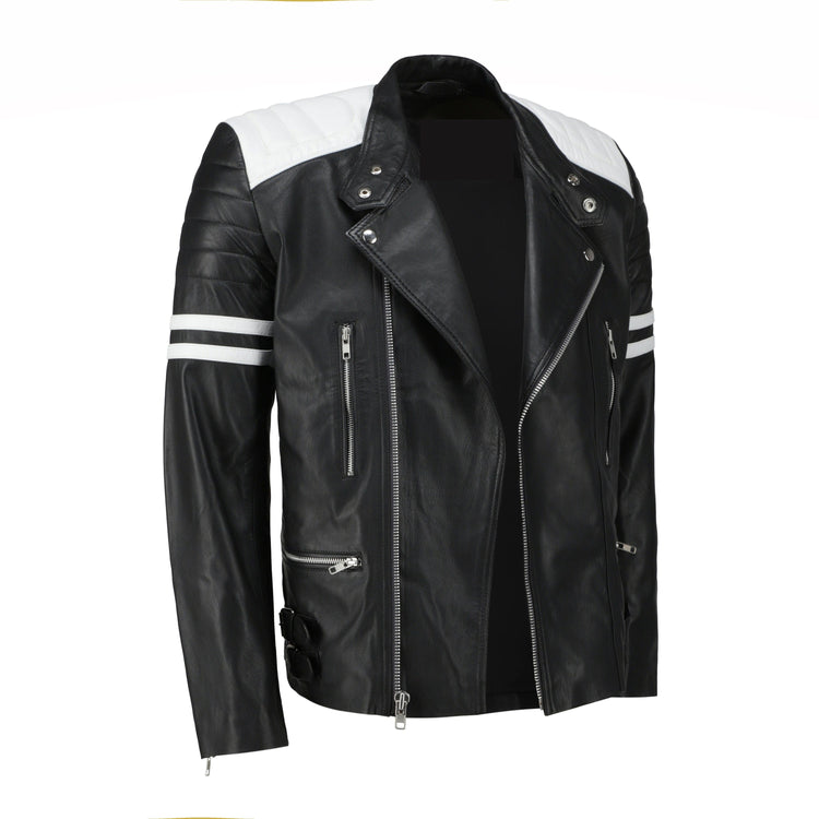 The Weeknd XO Varsity Jacket black side front view